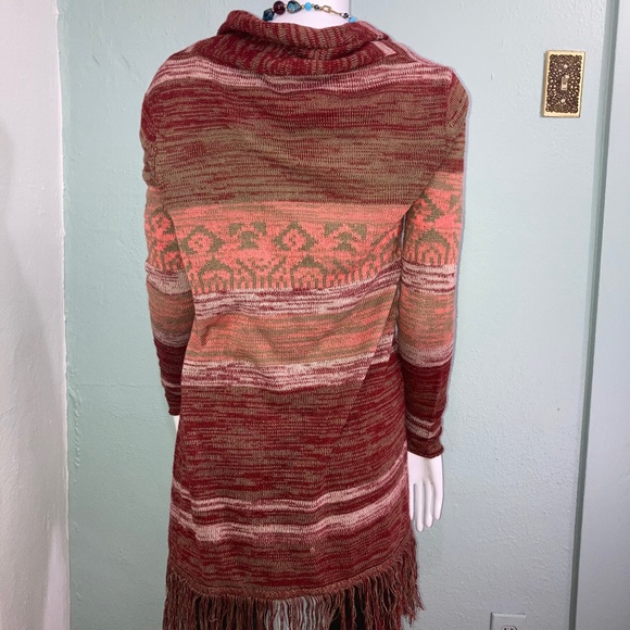 BKE Sweater and Fringed Cardigan M - Picture 5 of 10
